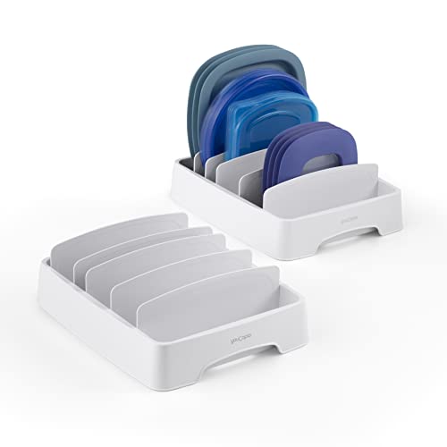 YouCopia StoraLid Adjustable Food Container Lid Organizer for Kitchen Cabinet Storage, Small, 2-Pack by YouCopia - Used condition - US$17.54