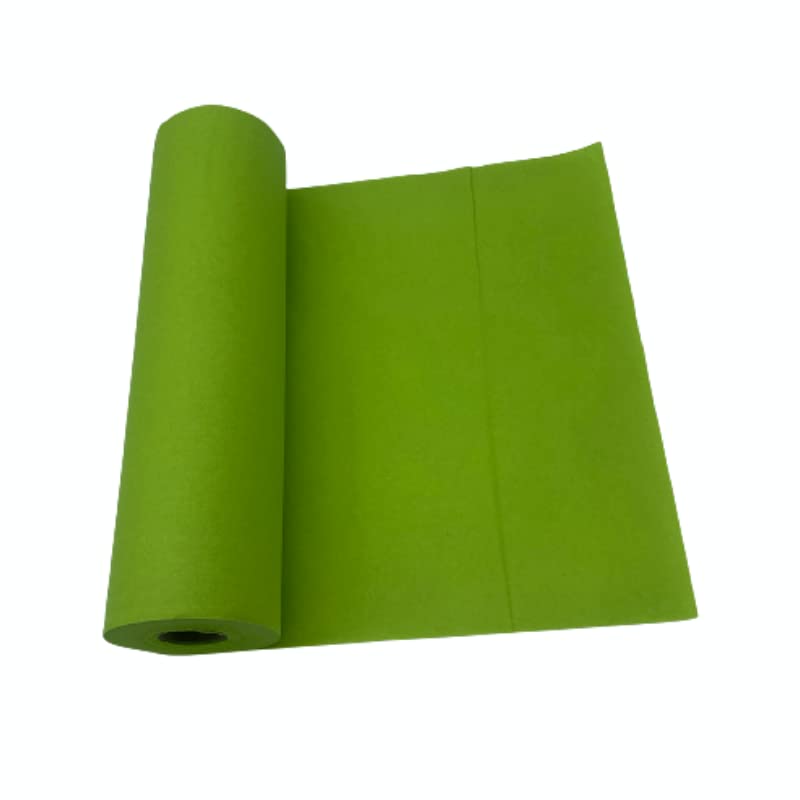 DSTOCK60- Lot de 4 chemins de Table/tête à tête Vert anis – Chemin de Table Vert anis – Chemin de Table en Rouleau - tête à tête Vert anis de 40 cm...