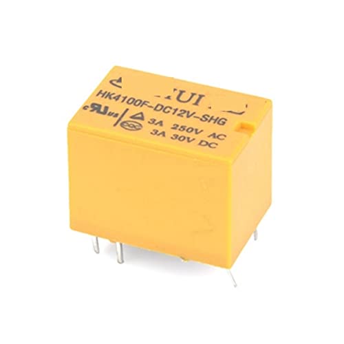 Relés HK4100F-DC9V-SHG mini de 6 pines para placas impresas y automatización doméstica