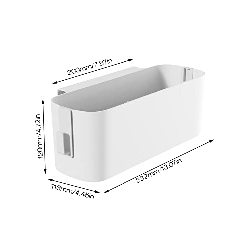 Gobesty Bett Organizer Zum Einhängen, Hängebett Organizer Aufbewahrungskorb, Nachttisch Bett Bettablage Betttasche Boxen mit 2 Abnehmbarer Haken für Zuhause, Büro, Schule, Wohnheim, Zimmer, Etagenbett - Image 3