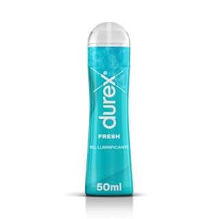 Durex Gel Fresh Lubrificante Intimo a Base D’Acqua, Effetto Fresco, 50 ml