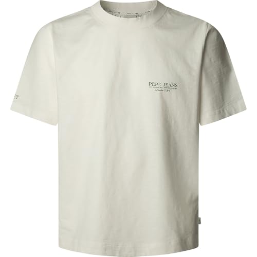 T-shirt Pepe Jeans Pette M manches courtes col rond en coton noir pour homme