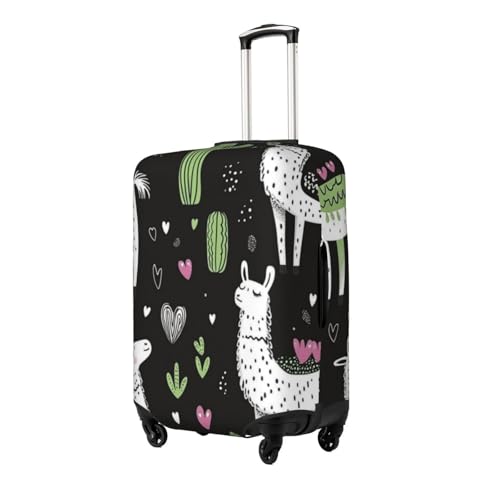Alpacas Llama Travel Luggage Covers For Suitcase Elastic Suitcase Protector Anti-Scratch Spandex Baggage Covers Fits 18-32 Inch Luggage X-Large2