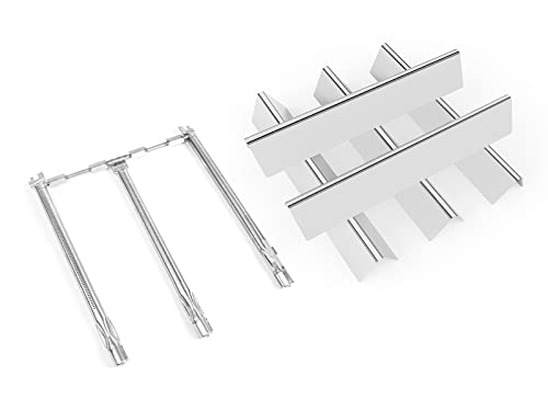 GriHero Universal Grill Brenner Set - 3-tlg. Edelstahl Brennerrohre Für Gasgrills 31-45cm