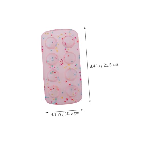 Molde de silicona flexible para cubitos de hielo forma ladrillo 2 pcs miniatura 2