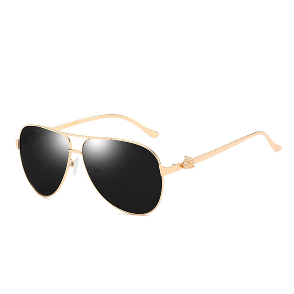 Lunettes de soleil polarisées en aluminium pour homme et femme UV400 Lunettes de soleil pour la pêche et la conduite