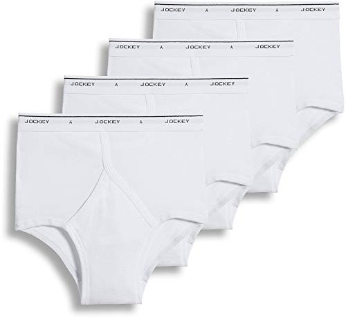 Jockey 4-pk. Full Rise Briefs 30W White