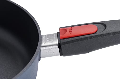 Woll Diamond Lite Rim, inductive, Diameter 28 cm, 7 cm high, with Removable Handle, Suitable for All Types of cookers, cast Aluminium pan, Oven-Safe, Anthracite, Black - Image 4
