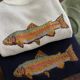 Mxiqqpltky Y2k Fish Sweater Women Casual Long Sleeve Crew Neck Loose Fit Pullover Knitwear Vintage Graphic Ribbed Knit Tops3