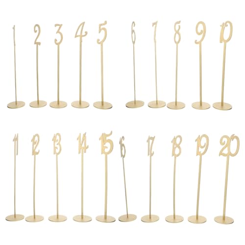 Chiffres de 1 à 20 en bois pour table de mariage champêtre et chic