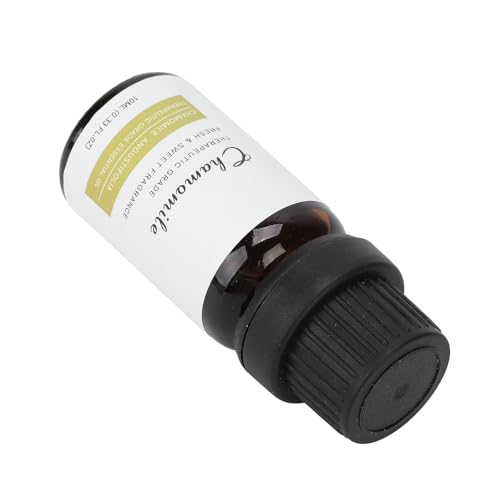 Kikumi Aceite Esencial de Manzanilla, Extracto de Planta Orgánica para Hidratar la Piel y Mejorar el Sueño, con Ingredientes Naturales en Botella Marrón
