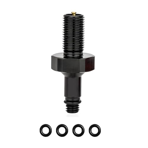 Adaptador de válvula Dilwe de aluminio 7075 mecanizado para amortiguadores