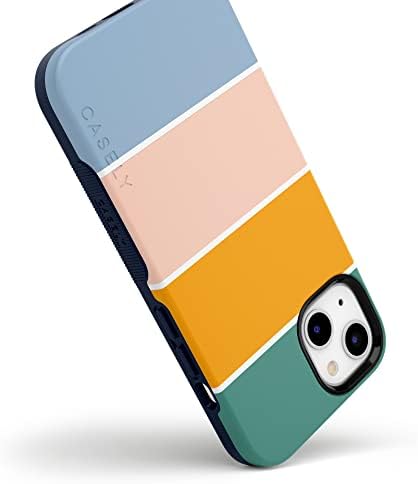 Casely iPhone 13 Case | Paint The Town | Colorblock Stripes | Bold Protective Design | Compatible with MagSafe