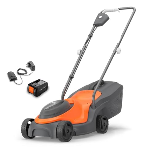 Flymo 18V SimpliMow 300 4.0Ah Battery Cordless Lawnmower with Battery...