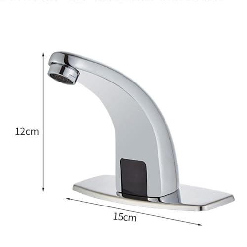 Grifo con sensor automático cromado de alta calidad para tu lavabo 5