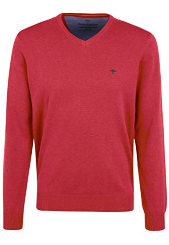 FYNCH-HATTON Pullover 1213211 - Weicher Baumwoll-Pullover mit V-Ausschnitt...