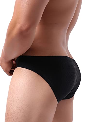 iKingsky Men's Four Way Stretch Pouch Briefs Soft Bulge Underwear Sexy Low Rise Underpanties for Men3
