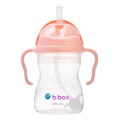 b.box "Sippy Cup" Silicone Straw Mug, Leak-Proof, Drink From Any Angle, Baby Shower Gift, Authentic b.box Product, Tutti-frutti