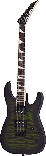 Jackson JS32Q DKA HT Trans Green Burst · Guitare électrique - Les Beatles, Paul McCartney, John Lennon, RIngo Starr, George Harrison Jackson JS32Q DKA HT Trans Green Burst · Guitare électrique – Image 6