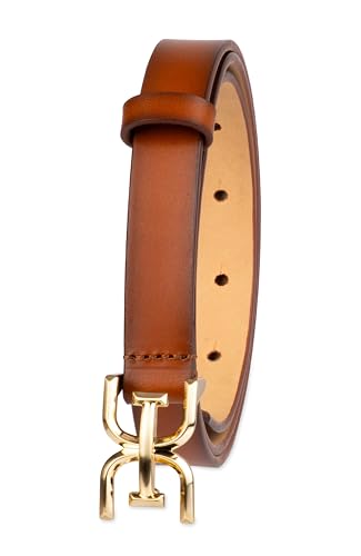 Sam Edelman womens Double-e Plaque Logo Buckle Skinny Fashion Trouser Belt2