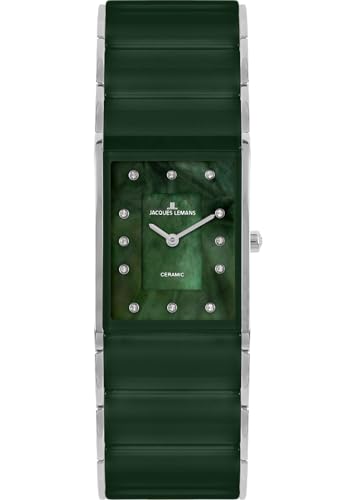 Montre bracelet pour femmes Jacques Lemans Dublin 1-1940I en céramique noire