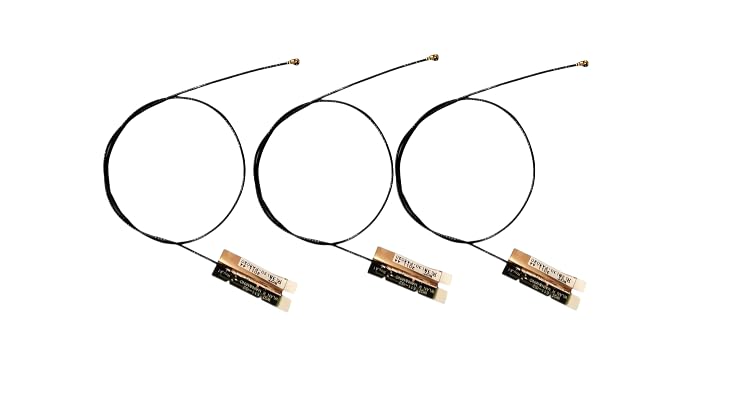 NISTECH 3dbi PCB Antenna with 1.13 (Pack of 3) Cable 40cm Bluetooth GSM PCB 700-2700Mhz Antenna WiFi 2.5Ghz to 5.8 IPX IPEX WLAN Cable Lenght 40cm-image-14