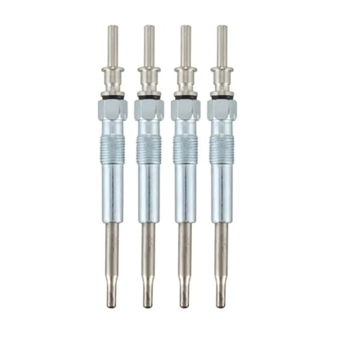 glow plug set Compatible With Bmw 3 E90 E91 5 Series E60 E61 2002 2003 2004 2005 2006 2007 Auxiliary Glow Plugs Replacement 0250402002 12237786869(4pcs)
