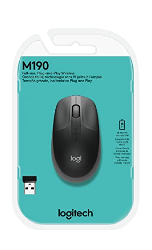 Logitech-Wireless-Mouse-M190-Full-Size-Ambidextrous-Curve-Design-18-Month-Battery-with-Power-Saving-Mode-Precise-Cursor-Control-Scrolling-Wide-Scroll-Wheel-Thumb-Grips-Mid-Grey