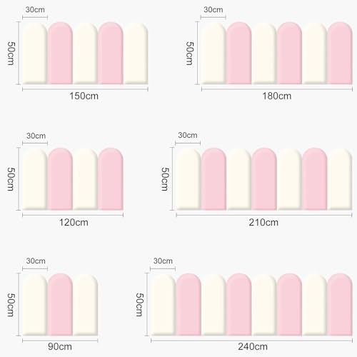 Rembourrage mural anti-collision protégeant le lit Queen Size avec cuir 3D - 4