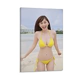 杉原あんり Anri Sugihara ポスター 壁掛けキャンバスアート｜モダンアート 寝室・リビング・学生寮用｜フレームあり・なし選択可能,あらゆる場所にフィットする複数のサイズをご用意.