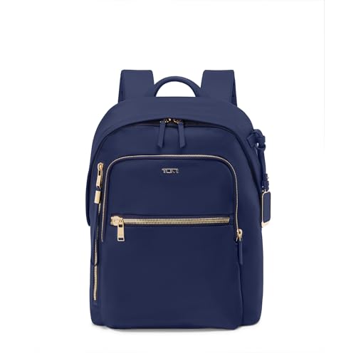 Image of Tumi Unisex Halsey Backpack, Indigo /Light Gold, One Size