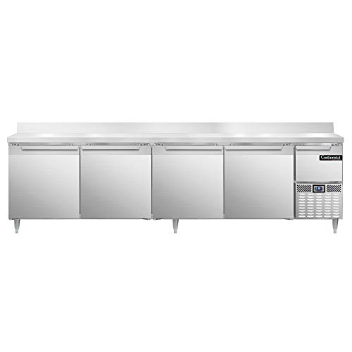 Continental Refrigerator DLRA118-SS-BS Designer Line Refrigerated Base Worktop Unit, 118