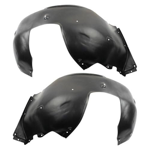 Image of TRQ Front Inner Fender Liner Set Compatible with 2001-2003 BMW 525i 1997-2000 528i 530i 1997-2003 540i BM1250104 BM1251104