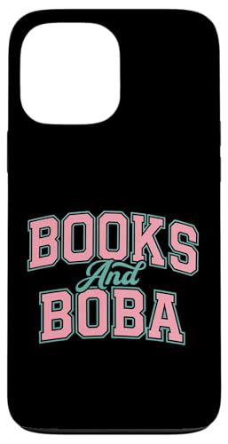 Books And Boba Design Cozy Reading Aesthetic Book Lover Boba �X�}�z�P�[�X iPhone 13 Pro Max �p