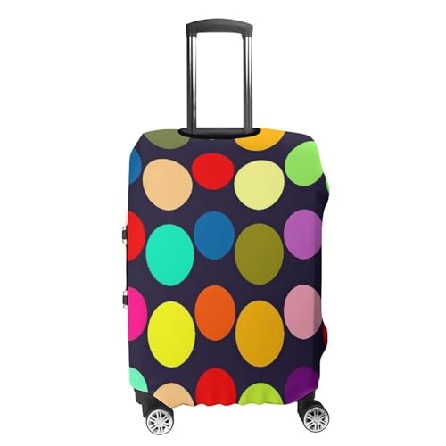 Beautiful Polka Dot Luggage Cover Personalization Suitcase Covers Protector Elastic Washable Baggage Cover Anti-Scratch For Traveling, Aircraft Consignment L4
