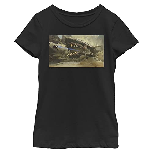 T-shirt Mandalorian noir fille Star Wars MandoMon Epi Reaction taille S