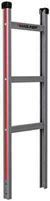Magliner HMK119K2C5E Aluminum Hand Truck, Horizontal Loop Handle with Vinyl Sleeve, 20" x 12" Aluminum Extruded Plate, 500 lb Capacity