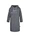 Produktbild ATLANTIC SHORE | Surf Poncho | Badeponcho mit Kapuze aus 100% Baumwolle | Unisex | Longsleeve für Erwachsene in Grey | Middle (140-174 cm)