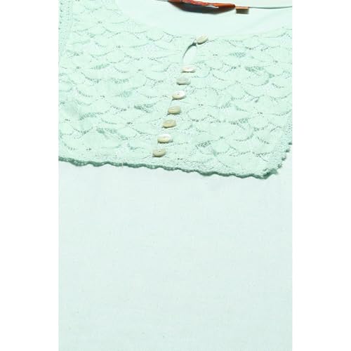Image of Rangriti Mint Green Liva Straight Kurta for Women