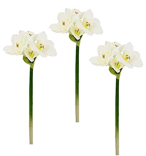 Flair Flower Kunst-Stielblume Amaryllis künstlich naturgetreue Blüte...