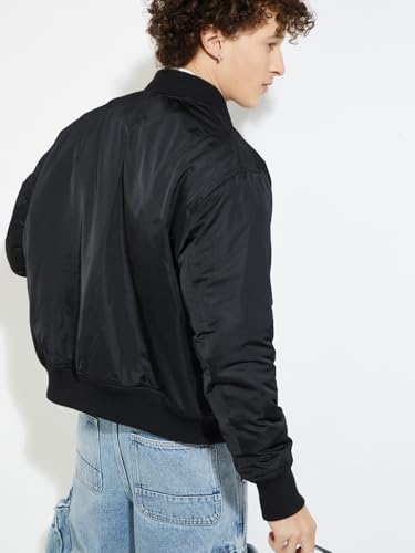Image of Max Men's Polyester Standard Length URB N MA1 Bomber Jacket
