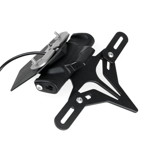 BTCTLPLMKK For B&MW S1000RR 2023-2025 バイク用ナンバープレートホルダー テールランプ保護ブラケット バイク用 ナンバープレートステー