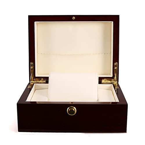 Boîte de rangement de montre unique avec coussinet cuir PU anti-choc - 5