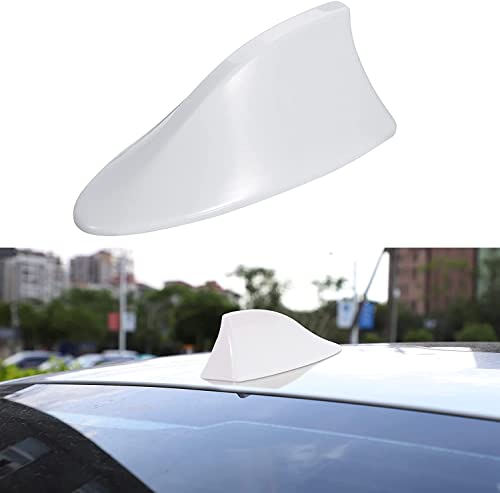 Image of CarFrill Car Shark Fin Antenna Waterproof Radio Signal (Car Shark Fin Antenna Cover-White)