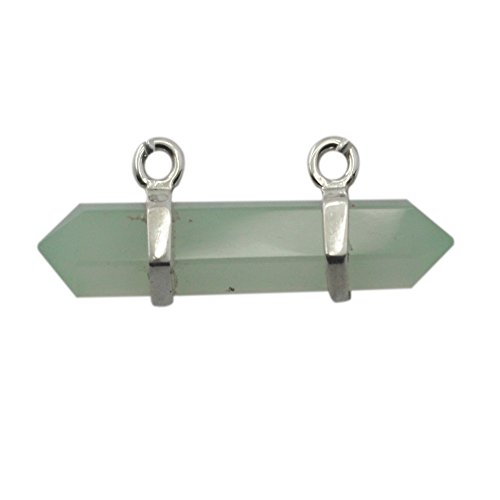 Pendentif calcédoine aqua en argent pour apaiser le stress quotidien