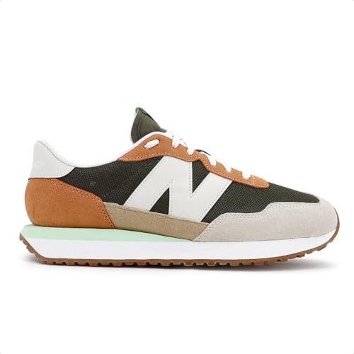 Tênis New Balance 237 Masculino (43, Verde/Bege)