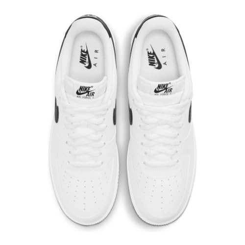 Image of Nike Air Force 1 Men's Sneakers, White Black, 7