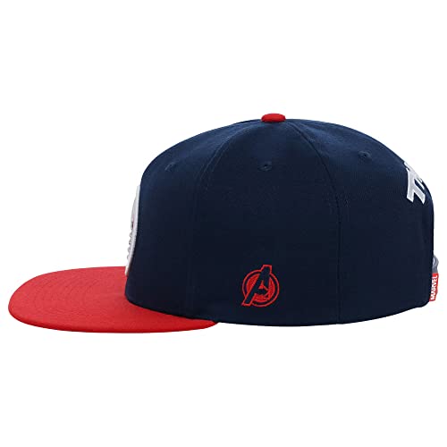 Marvel Thor Adult Fashion Adjustable Snapback Flat Bill Cap Dkgry/Red #TOP5