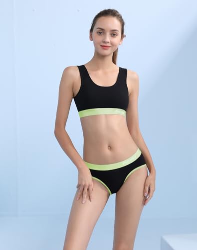 INNERSY Unterhosen Teenager Mädchen Baumwolle Unterwäsche Weiche Schlüpfer für Teen Stretch Slips 6er Pack – Bild 3