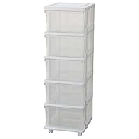 azuki【B-company】5段チェスト ホワイト 5段 チェスト｜B-COMPANY公式オンラインショップ